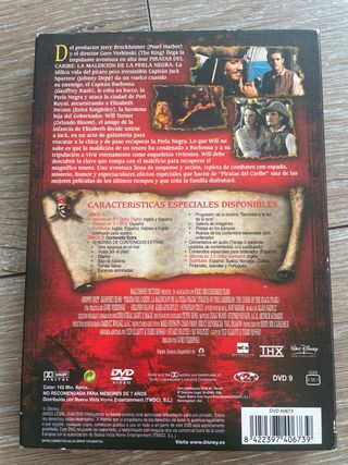Piratas del Caribe: DVD ed. Coleccionista