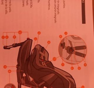 Silla  de coche jané konit  giratoria 360 grados