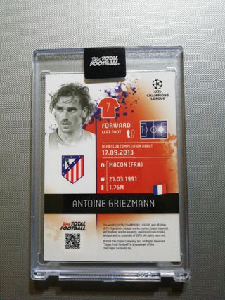 Griezman numerada topps total football