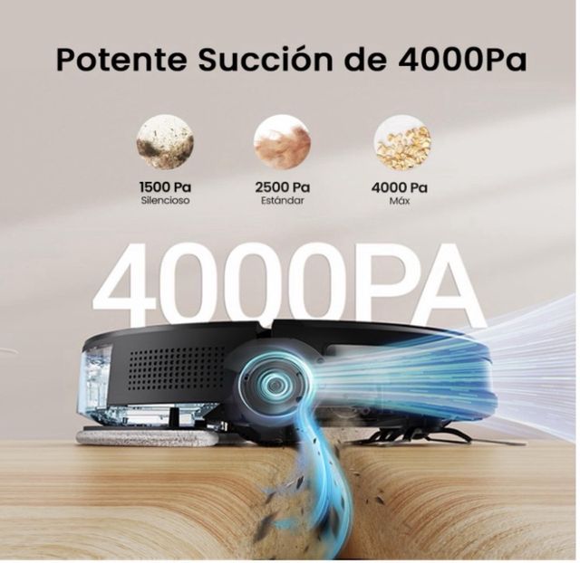 Cleanova W7 - Aspirador Robot 4000Pa