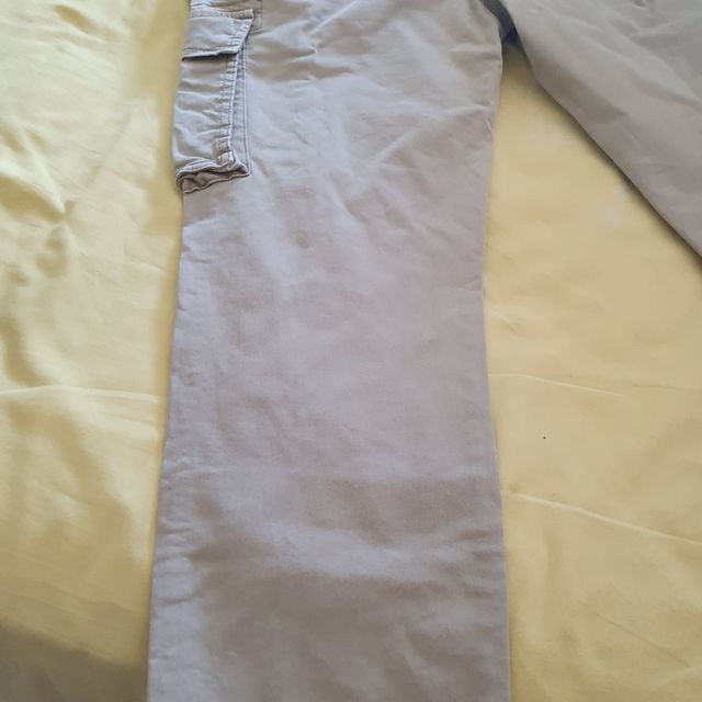 Pantaloni Cargo Uomo Tg 46 Beige