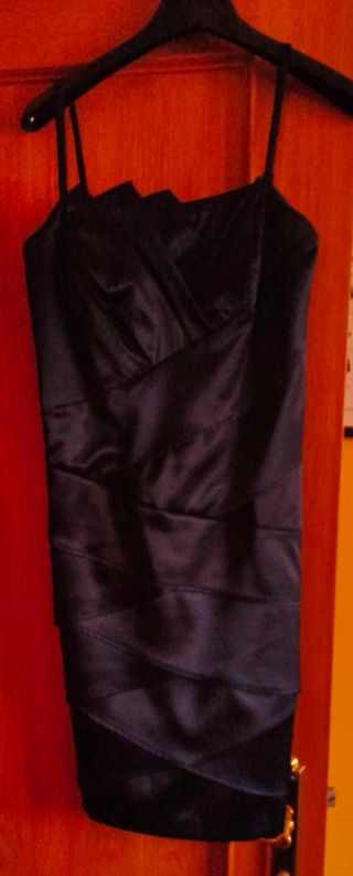 Vestido de fiesta azul noche