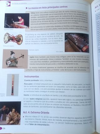Música II y Música II Ampliación ESO