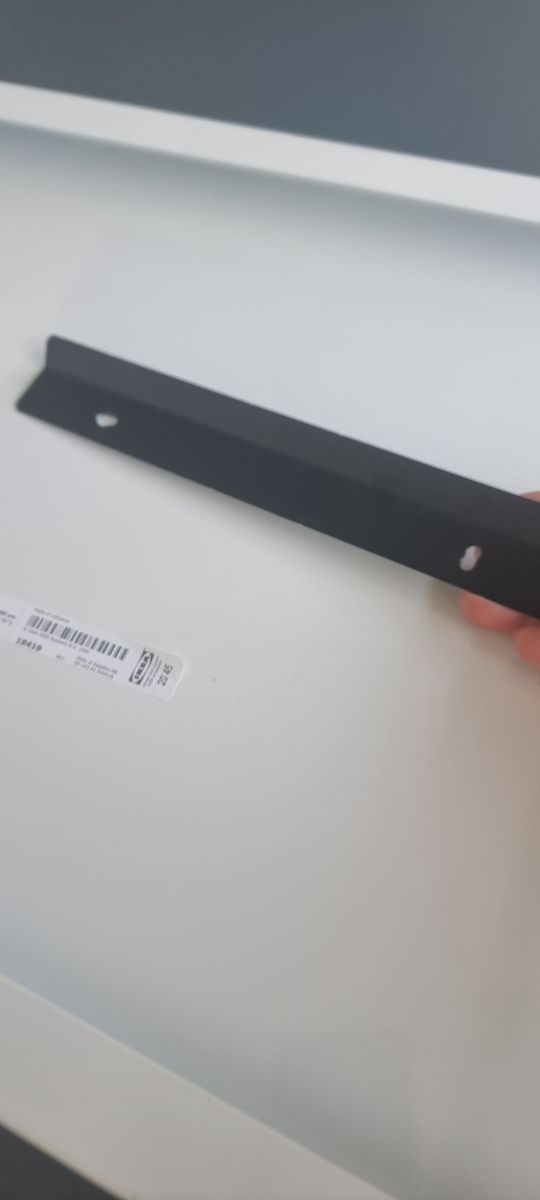 Soporte Pared Ikea Blanco-Negro