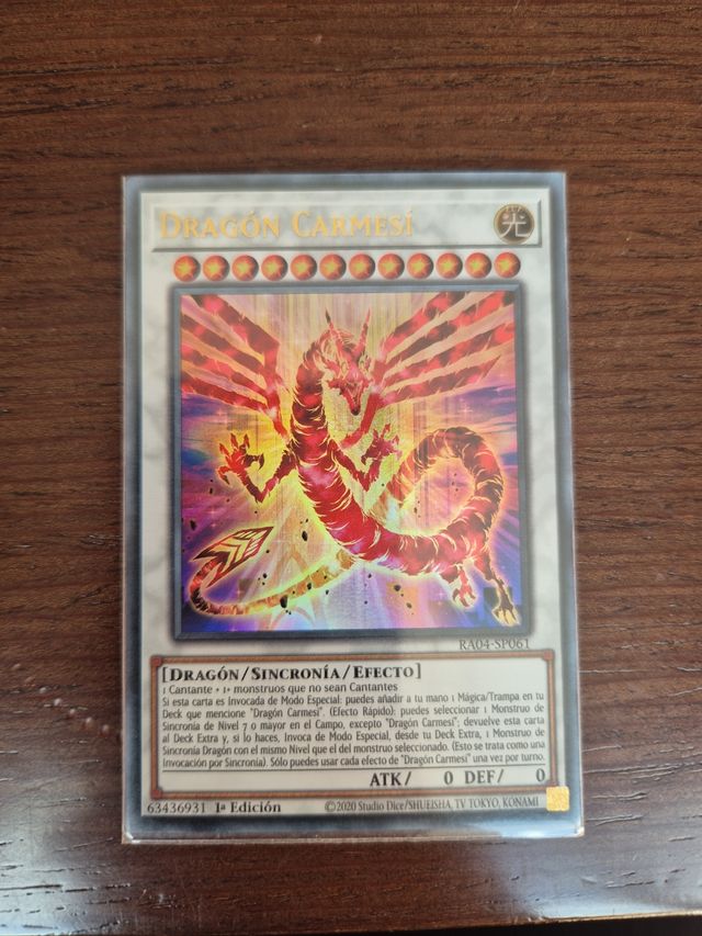 Yugioh: Dragón Carmesí