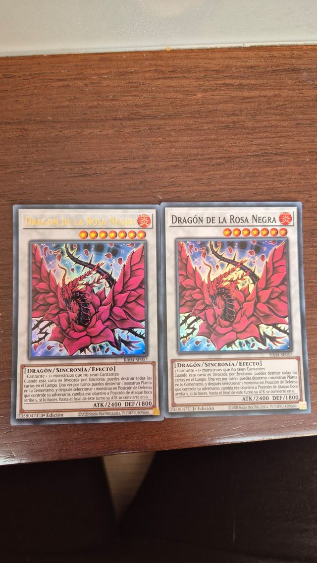 Yugioh: Dragón de la rosa negra