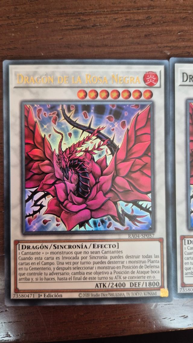 Yugioh: Dragón de la rosa negra