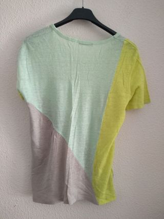 Camiseta Bimba & Lola XS - Verde Amarillo
