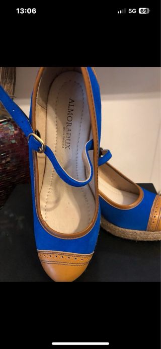Zapatos espartos flamencas