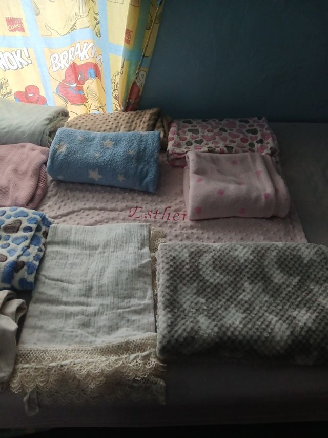 Mantas bebé recién nacido - 10 unidades