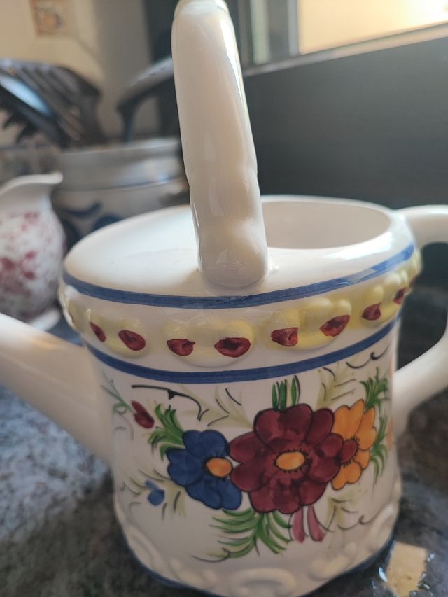 Regadera cerámica vintage