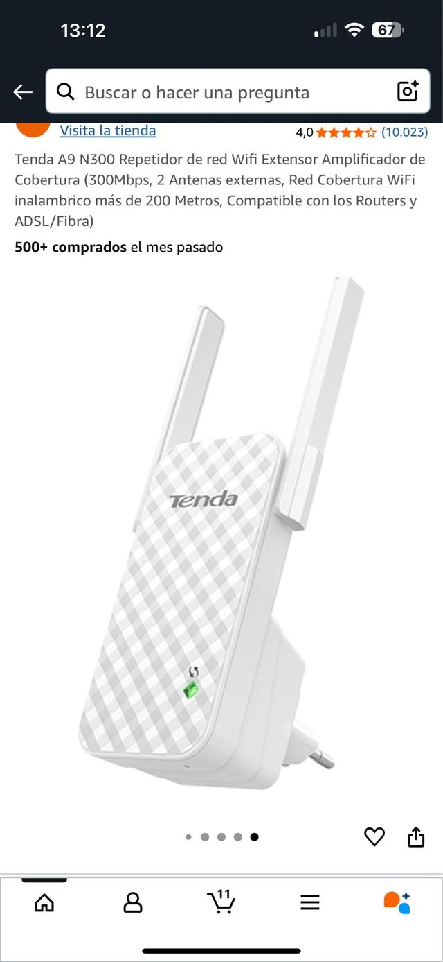Amplificador Wifi Tenda Nuevo