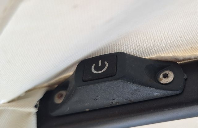 Sombrilla parasol 4x3 metros y luces led