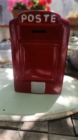 Salvadanaio Ceramica Posta Vintage