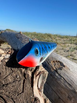 Muestras,señuelos de 40 cm para atún 2'2 kg .