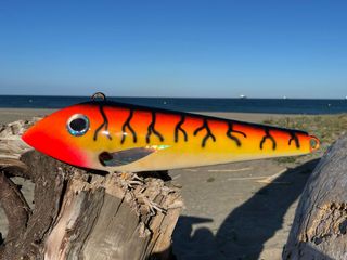 Muestras,señuelos de 40 cm para atún 2'2 kg .