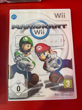 Mario kart wii con volante 