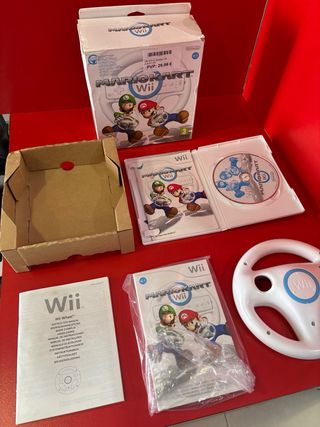 Mario kart wii con volante 