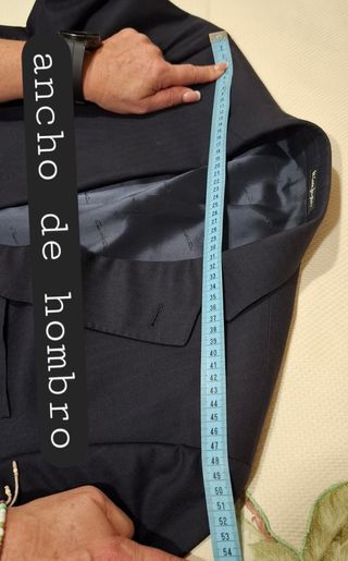 Traje Azul Marino Emilio Tucci - Talla 52