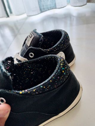 Converse negras - zapatillas talla 40