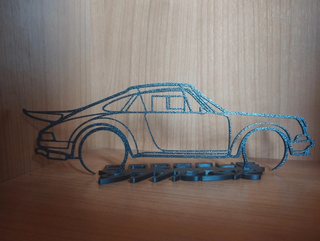 Maqueta Porsche 911 RSR - 20cm