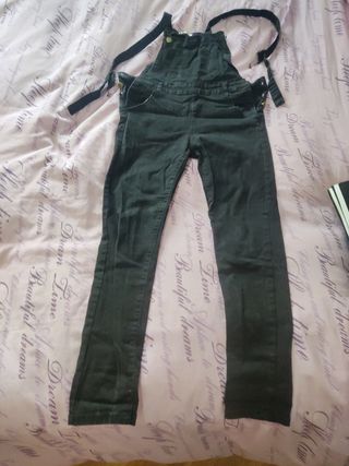 Peto vaquero negro - Talla como una S