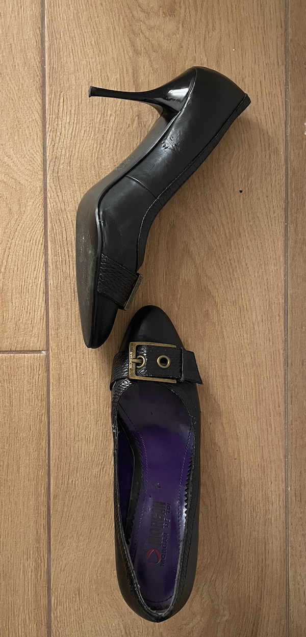 Tacones Morgan Negros con Hebilla