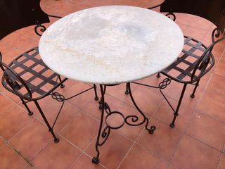 Conjunto de jardin para intemperie