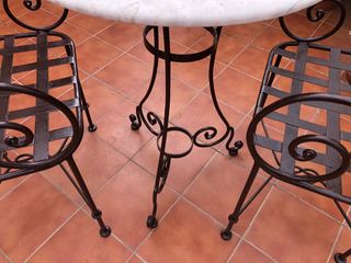 Conjunto de jardin para intemperie