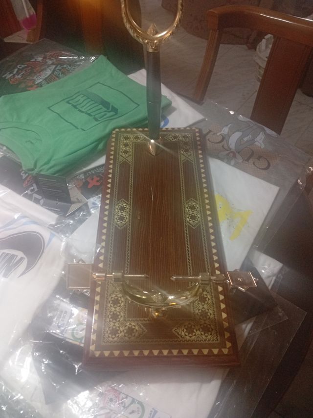 Jamonero taracea granadina hecho a mano nuevo a Es