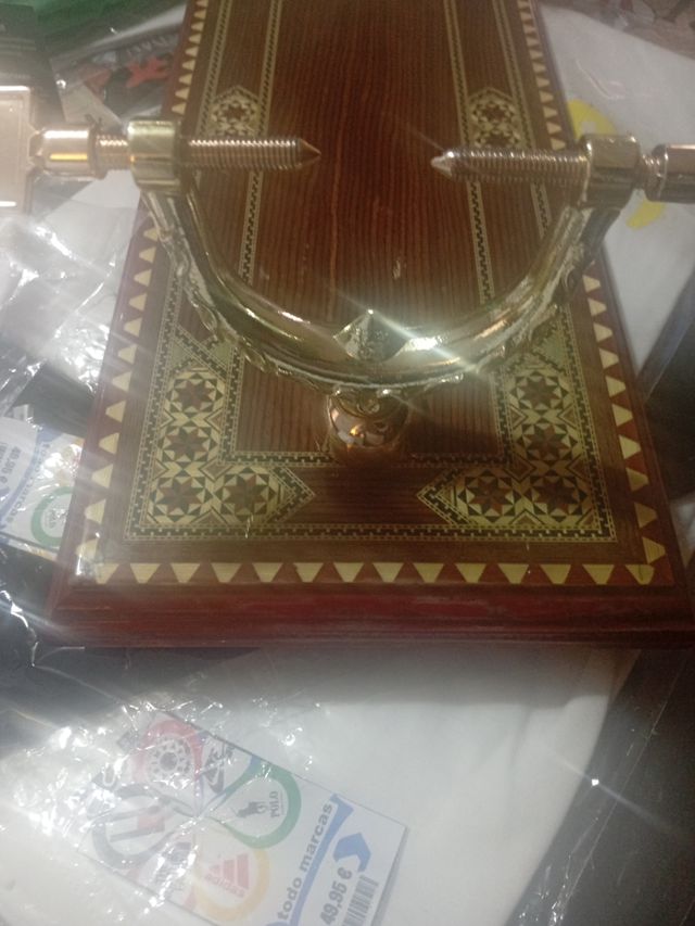 Jamonero taracea granadina hecho a mano nuevo a Es