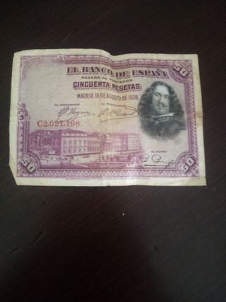 Billete 50 pesetas