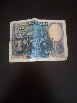 Billete 50 pesetas