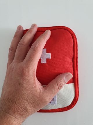 Botiquín medico de viaje 18 x 13 cm [Rojo]