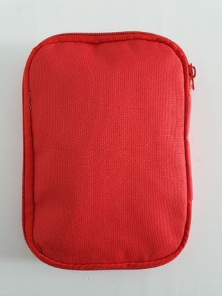 Botiquín medico de viaje 18 x 13 cm [Rojo]