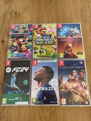 Nintendo Switch Lite gialla + 6 giochi