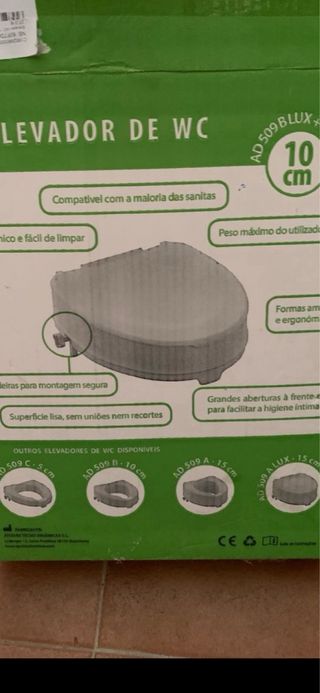 Elevador WC AD509BLUX 10cm