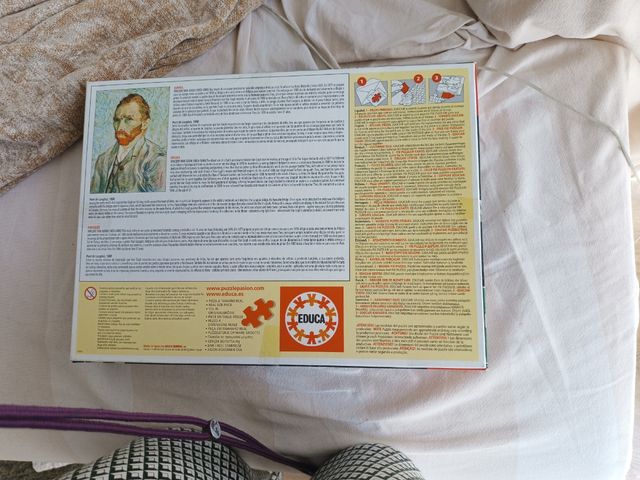 Puzzle 1000 piezas Educa Iris Van Gogh