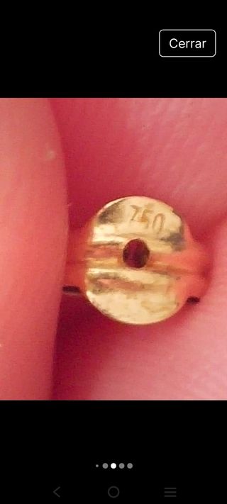 Pendientes oro 18 k