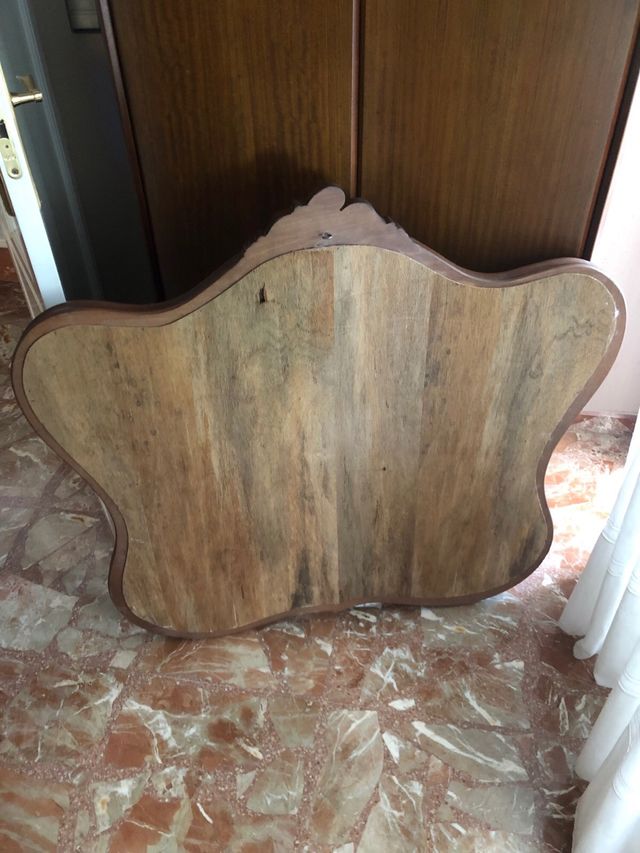 Espejo antiguo madera dorada