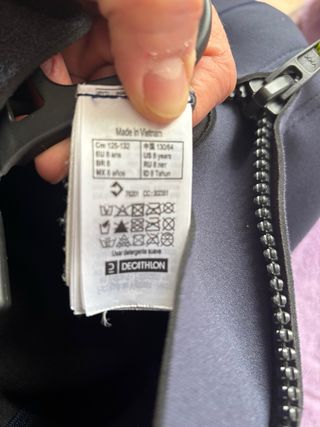 Traje neopreno niño Decathlon 8 años