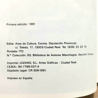 Libro AGRICULTURA Y GANADERÍA EN CIUDAD REAL, 1991