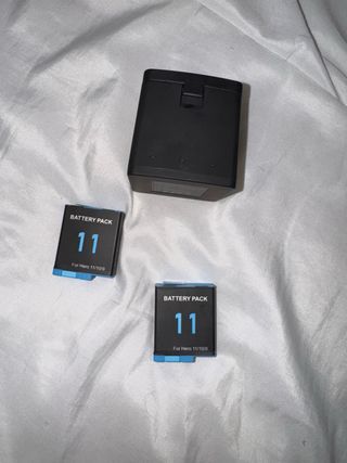 PACK 2 Baterias y 1 cargador para GOPRO 9/10/11