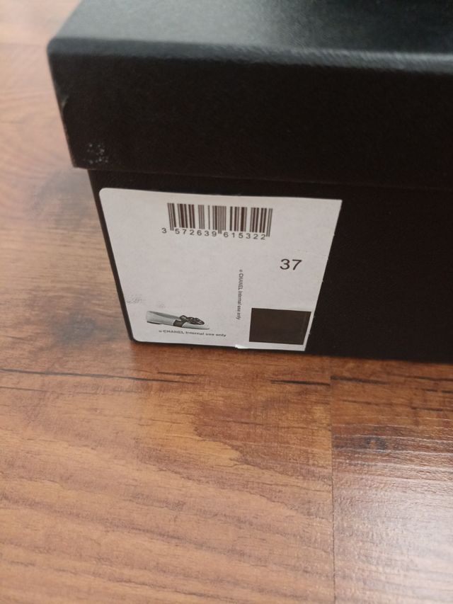 Mocasines Chanel negros, talla 37