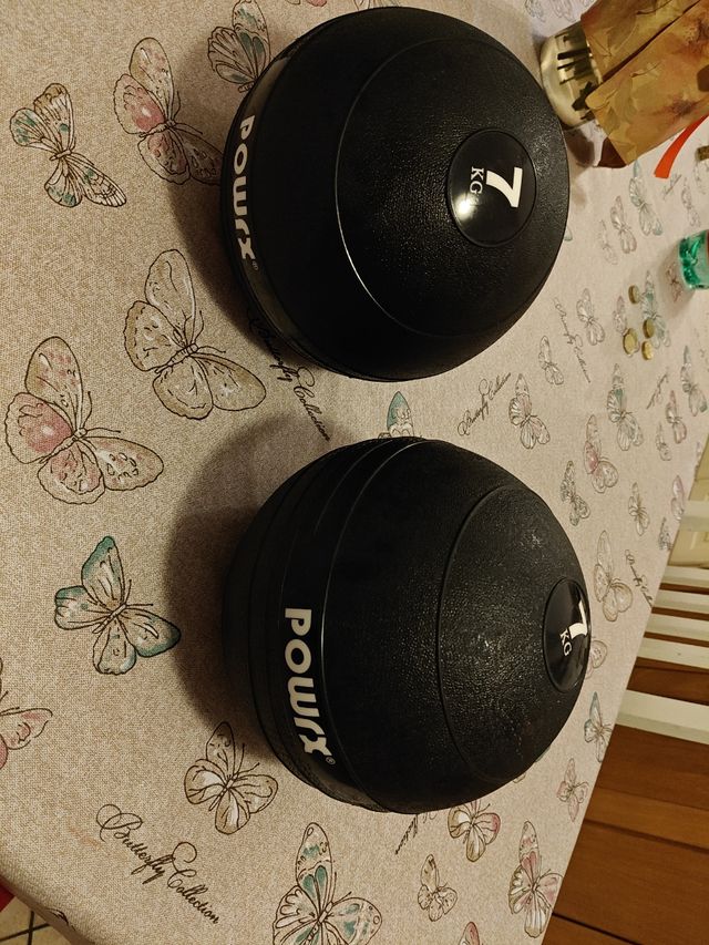 Coppia palle mediche powrx 7 kg