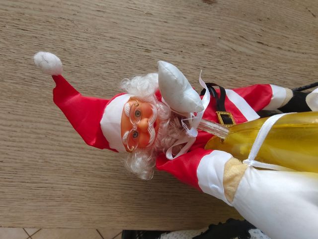 Babbo Natale sulla Luna - Decorazione Natale