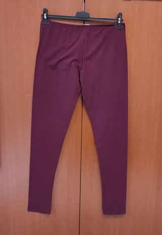 Leggins bordeaux, taglia XL