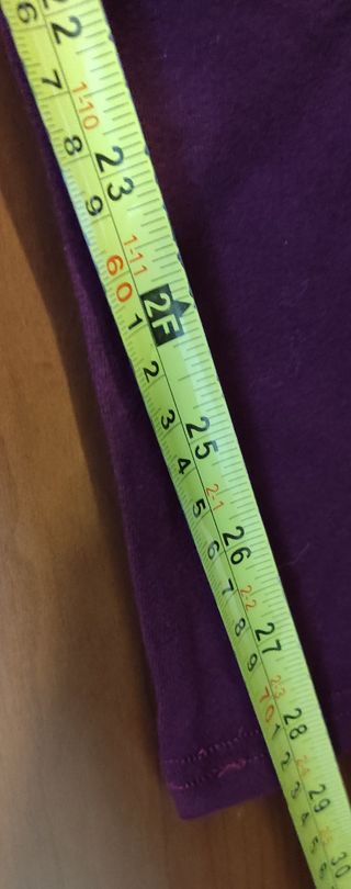 Leggins bordeaux, taglia XL