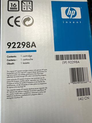 Toner HP 98A - Impresora Láser