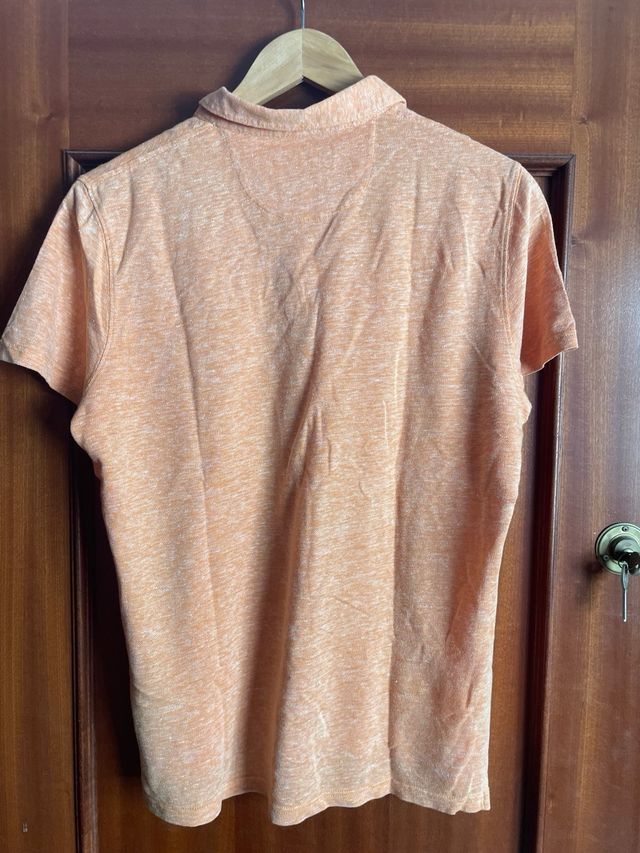 Polo Massimo Dutti naranja talla M